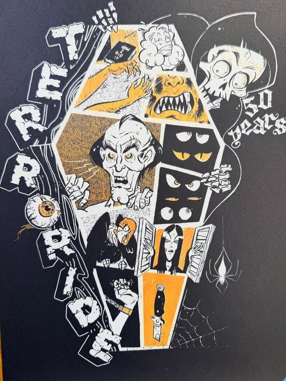 Robin Banks Tower Theatre 90 Years Horror Screen Print Poster Unframed